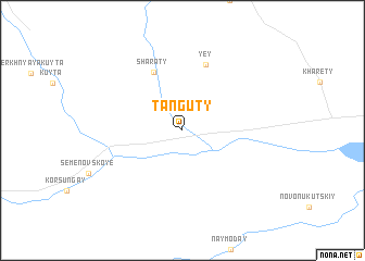 map of Tanguty