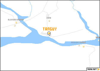 map of Tanguy