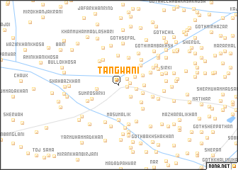 map of Tangwāni