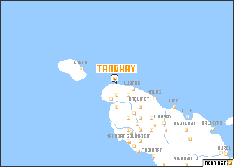 Tangway (Philippines) map - nona.net