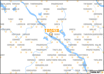 map of Tăng Xá