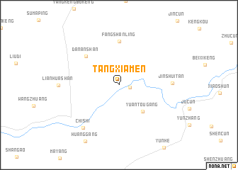 map of Tangxiamen