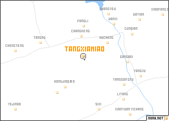 map of Tangxiamiao