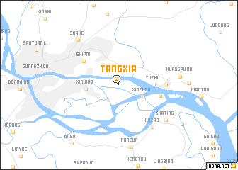 map of Tangxia