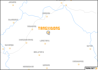 map of Tangxidong