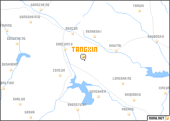 map of Tangxin