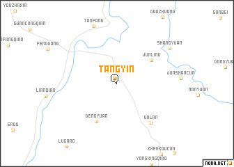 map of Tangyin
