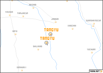 map of Tangyu