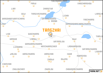 map of Tangzhai