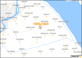 map of Tangzhen