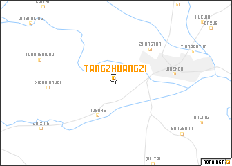 map of Tangzhuangzi