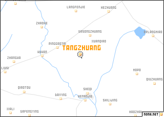 map of Tangzhuang