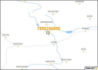 map of Tangzhuang