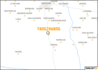 map of Tangzhuang