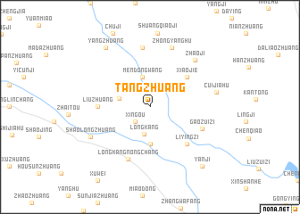 map of Tangzhuang