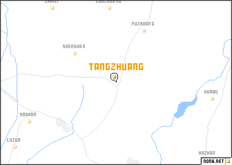 map of Tangzhuang