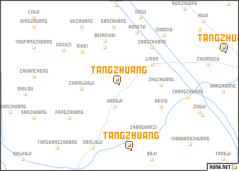 map of Tangzhuang