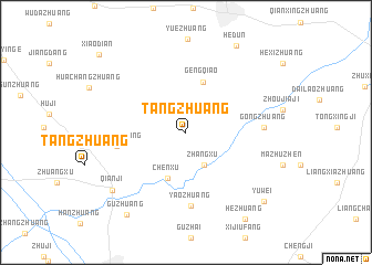 map of Tangzhuang