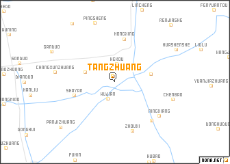 map of Tangzhuang