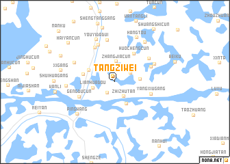 map of Tangziwei