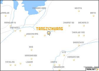 map of Tangzizhuang