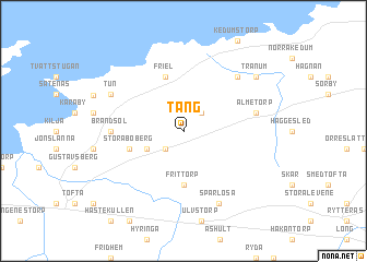 map of Täng