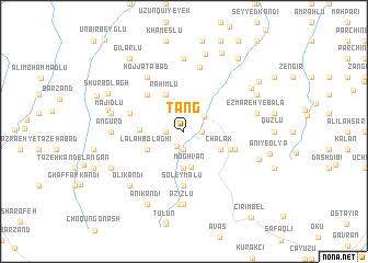 map of Tang