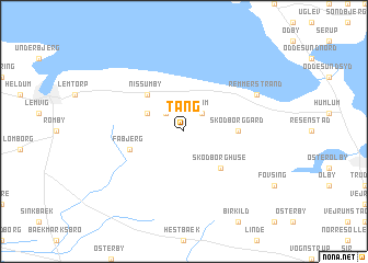 map of Tang