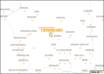 map of Tanhā Khāk