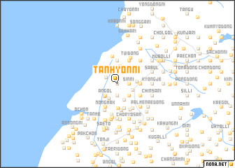 map of T\