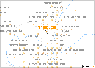 map of Tanicuchí