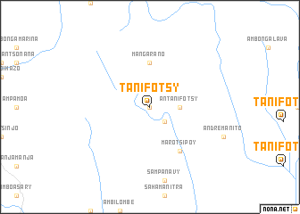 map of Tanifotsy