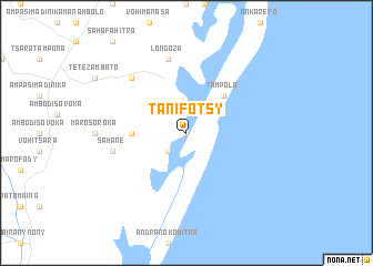 map of Tanifotsy