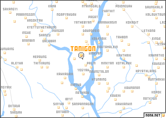 map of Tanigon