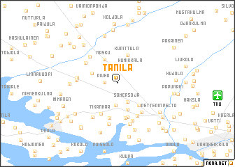 map of Tanila