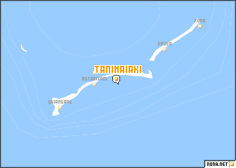 map of Tanimaiaki
