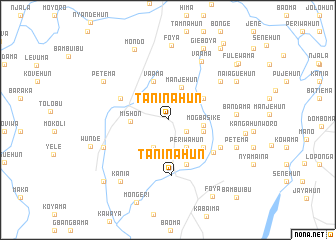 map of Taninahun