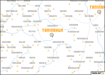 map of Taninahun