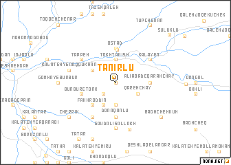 map of Tānīr Lū