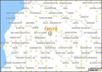 map of Ta‘nītā