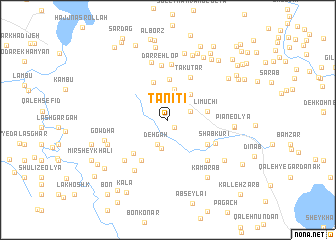 map of Tanīţī