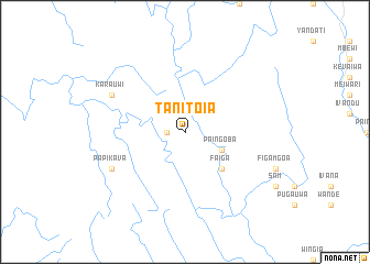 map of Tanitoia