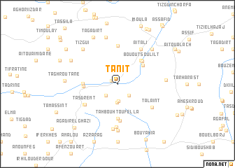 map of Tanit