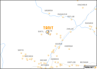 map of Tanit