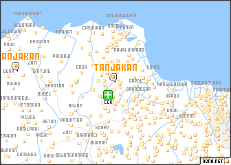 map of Tanjakan