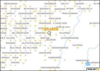 map of Tanjama