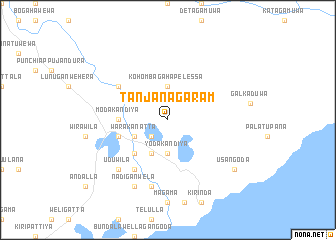 map of Tanjanagaram