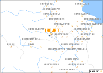 map of Tanjan