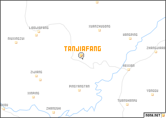 map of Tanjiafang