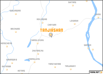 map of Tanjiashan